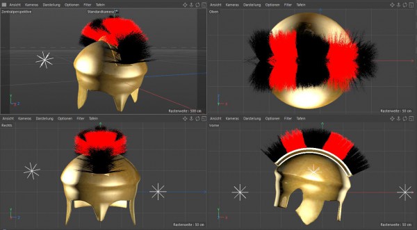 Eine 3D-Vorschau im Modellierprogramm