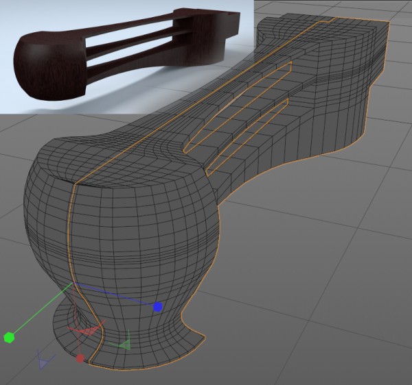 3D-Entwurf 28: Der nächste Tripple-Schritt in Richtung Blüte(nkelch)...